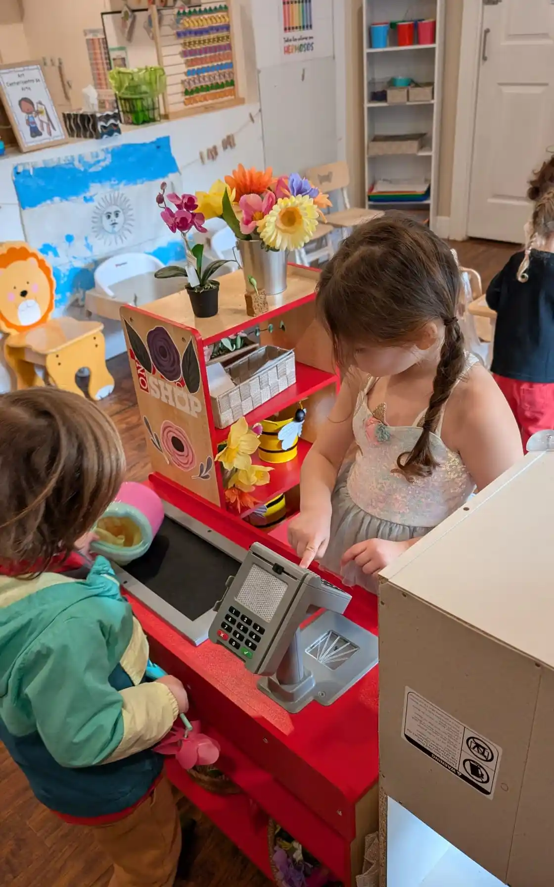 Kid in a cash machine